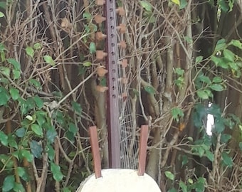 West African-style medium-small kora (harp-lute)