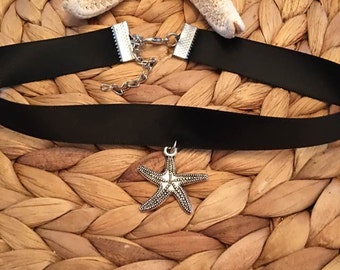 SALE~ Starfish Ribbon Choker,Jewelry,Necklace,Coastal Lovers