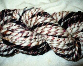 Handspun Wool Yarn for Knitting Crochet