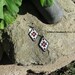 Navajo Rug Beaded Earrings - Native American Indian Style