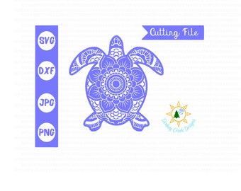 Download 3D Turtle Mandala Svg For Silhouette - Layered SVG Cut ...