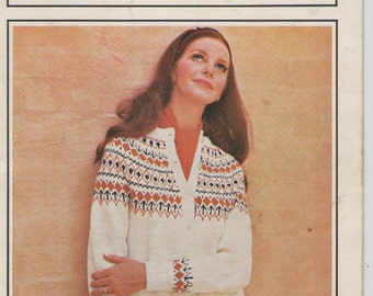 Villawool Womens/ Ladies Cardigan, Sweaters/ Jumpers Knitting Pattern Book No 150 Vintage 1970s