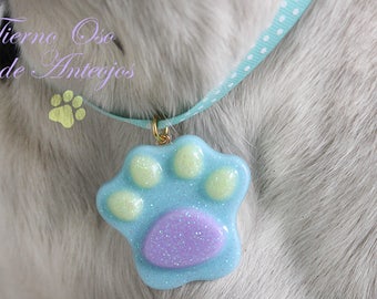 Fingerprint necklace made of pet resin
