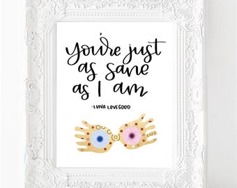 Luna Lovegood, Harry Potter, Lovegood, Lovegood Glasses, Spectrespecs, Ravenclaw, Nargles, Quibbler, Hogwarts, Potterhead, Potter Quotes