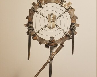 Industrial gear dreamcatcher