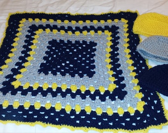 Granny Square baby blanket