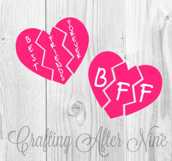 Free Free 158 Best Friends Forever Svg SVG PNG EPS DXF File