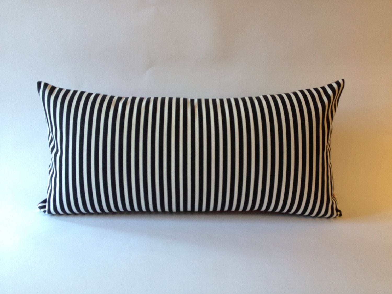 10x20 To 12x24 Decorative Throw Pillow Cover Black and White