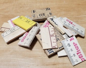 Wooden Yardstick Pieces - set of 20 - item #2420-5