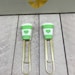 One Green Coffee Cup Double Sided Clip