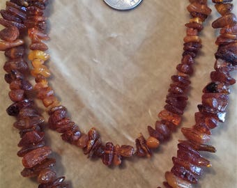 Amber Beaded Necklace