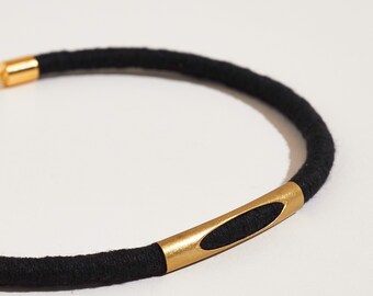 Textile Choker Necklace