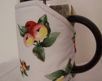 French press cozy, Bodum cozy sleeve, Pretty Press pot cozie