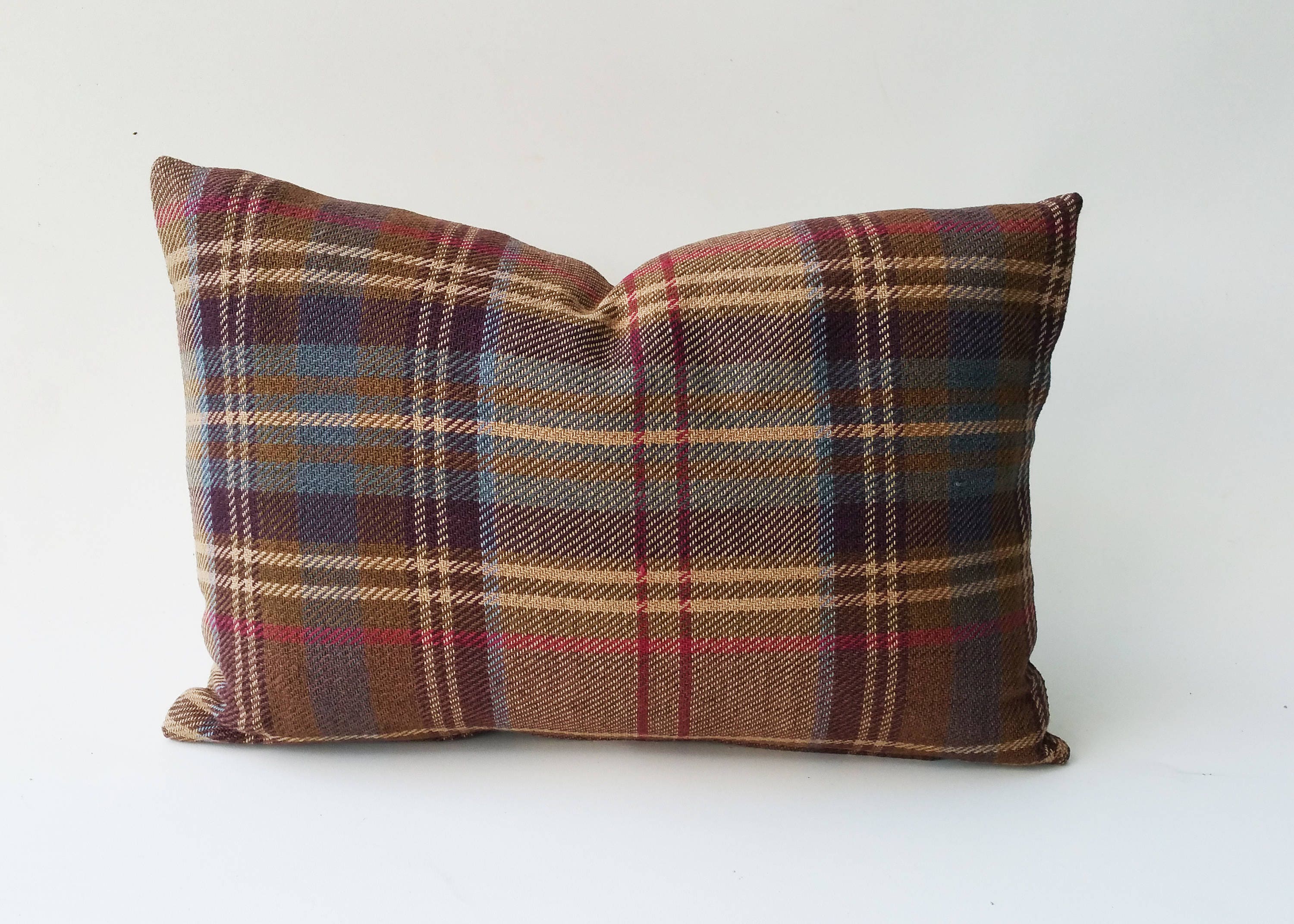 Ralph Lauren Brookhill Plaid Pillow Cover Birch