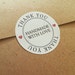 30 Matte Handmade With Love Thank You Stickers For Your Purchase Crafts Heart Stickers UK United Kingdom AC8