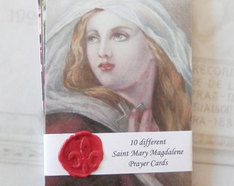 Prayer Cards - Saint Mary Magdalene Prayer Cards — Set 1