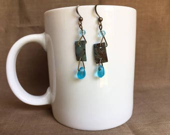 Winter! ... Extreme Decaf Earrings .. FREE U.S. SHIPPING