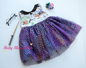 Little Lady's Wizard's Delight top dress newborn-12