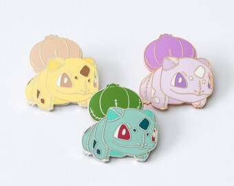 Bulbasaur Plush pin - Pokemon pin hard enamel