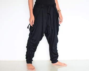 Harem pants women men, Baggy pants, Boho pants, Hippie pants, handmade item