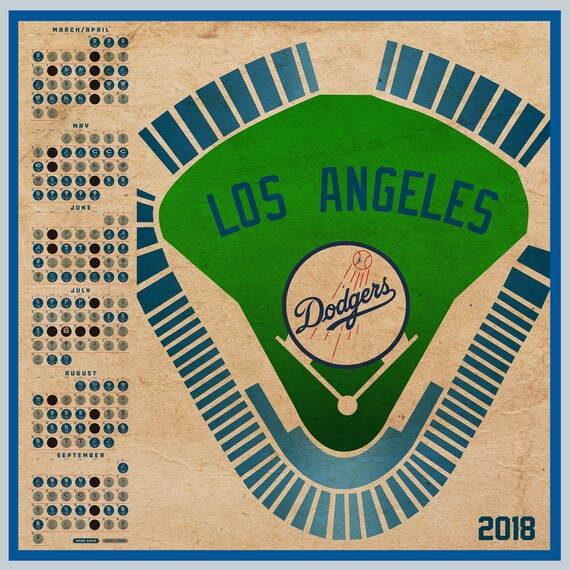 los angeles dodgers 2018 schedule digital
