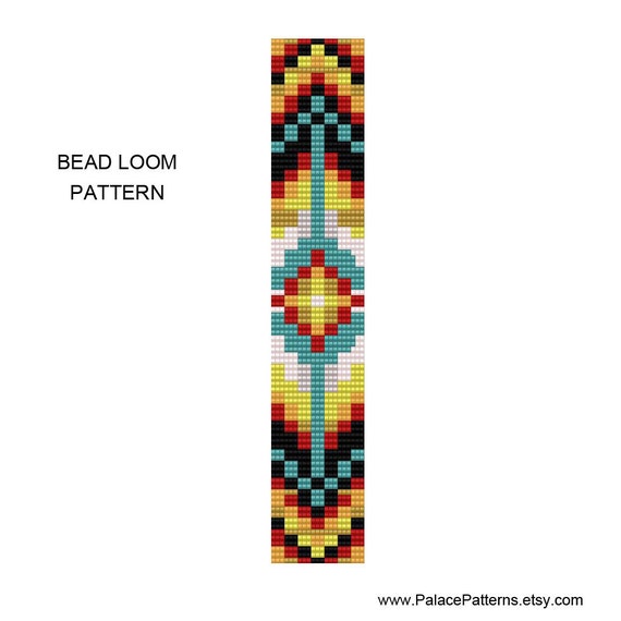 Tribal Square Stitch Bracelet Pattern Tribal2Square Bead