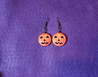 Jack o' Lantern earrings