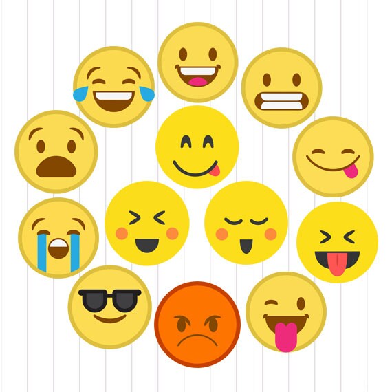 Instant Download Emoji Bundle Svg Emoji Svg Emoji