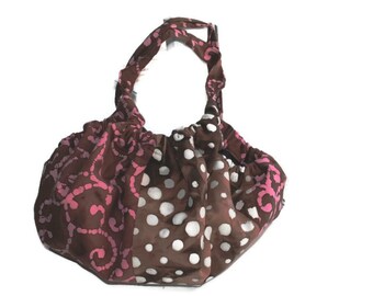 Medium Hobo Tote Batik Brown Purse