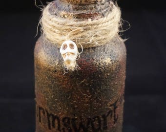 Nightmare Before Christmas Wormswort Potion Bottle//Movie Themed Decor//Movie Props