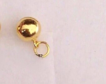 Solid 22k gold 916 gold loose bell 3 pcs lot (0.69 grams each piece )