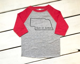 This Is Home, Nebraska raglan shirt
