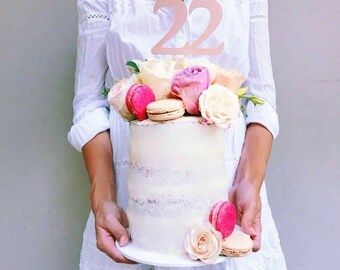 Numeral cake topper - numbers - party decor