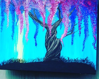 Painting weeping willow