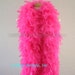 Hot Pink 180 Gram Chandelle Feather Boa 80 Inches Long Dancing Wedding Crafting Party Dress Up Halloween Costume Decoration. SKU: 4B31