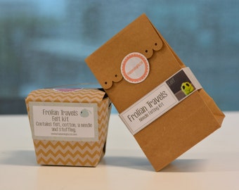 Create your own felt creature - felt kit