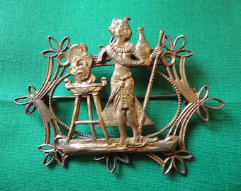 1920's Egyptian Revival Brooch