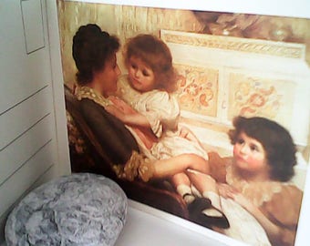 MOTHER CHILD ARTIST Book 30 Postcards Peforated Enchanting