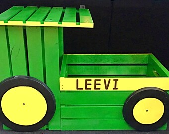 tractor toy chest