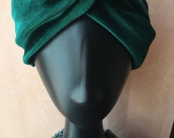 Emerald green hairband