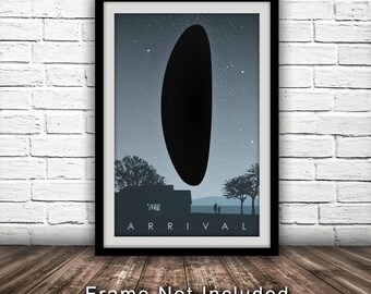 Arrival-Inspired Movie Poster - Minimalist Fan Art