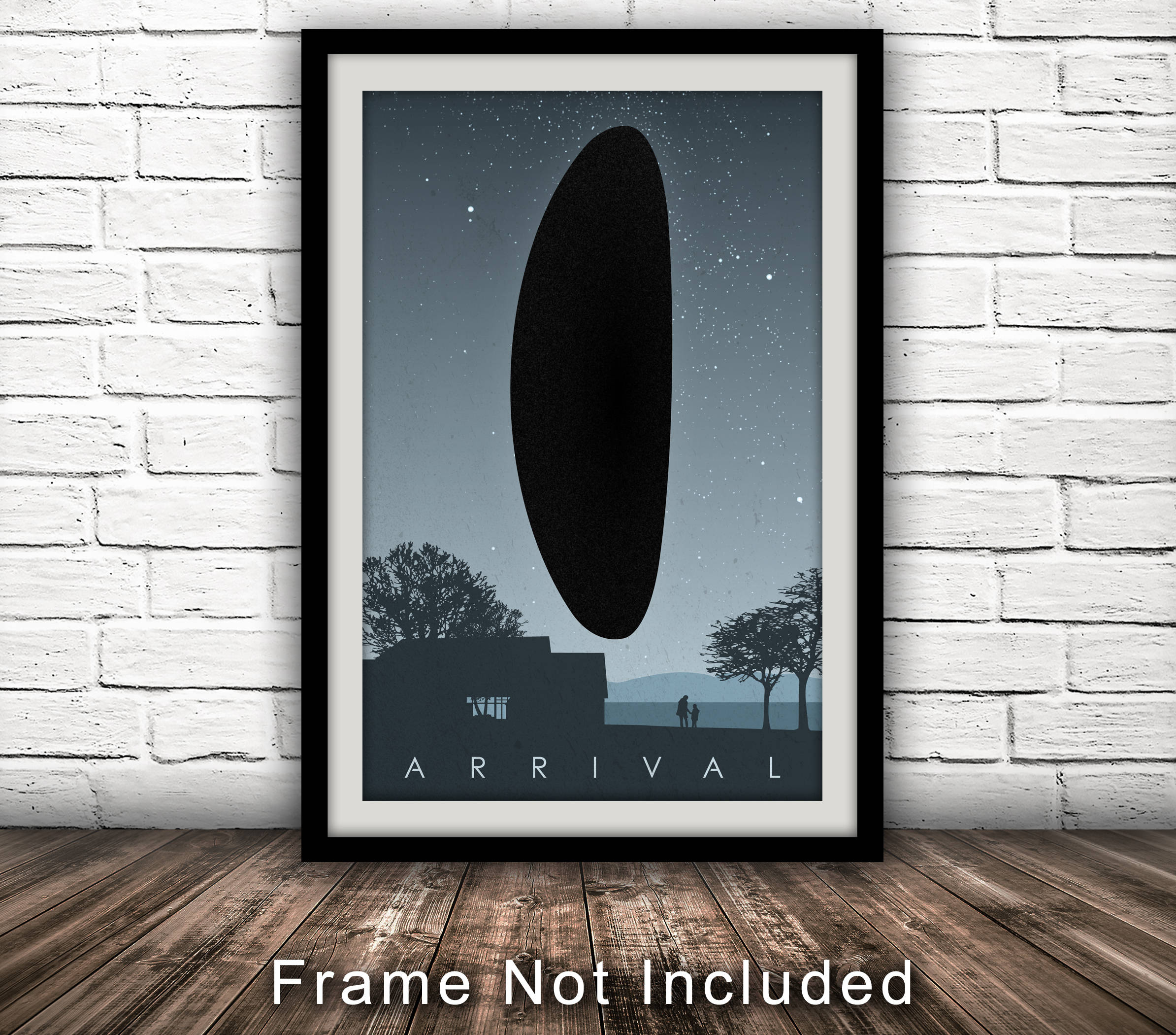 Arrival-Inspired Movie Poster Minimalist Fan Art