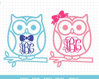 Download Monogram Owl | Etsy Studio