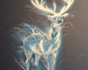 Harry Potter patronus art drawing