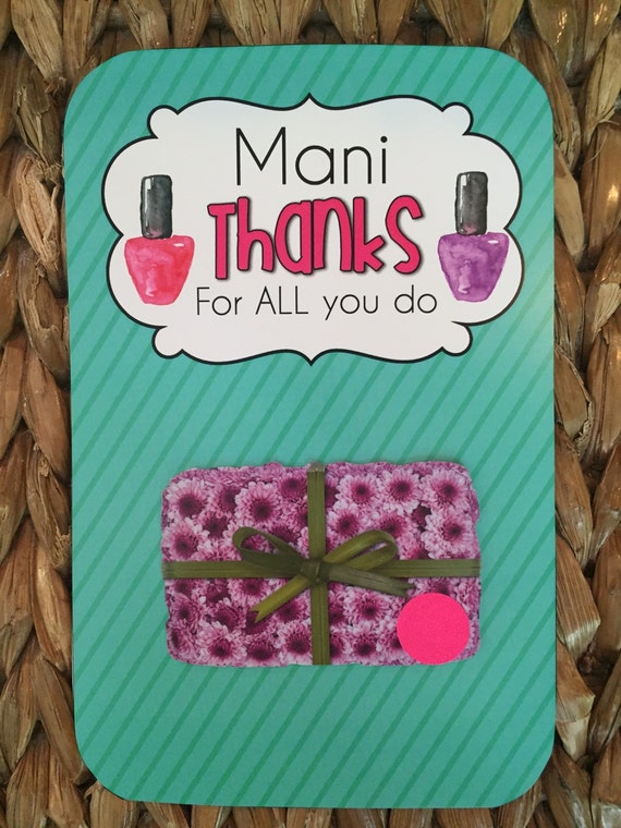 Mani Thanks for all you do Printable Teacher