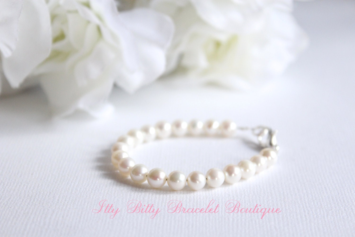 Real Pearls Baby Bracelet Freshwater Pearls BABY GIRL New Baby