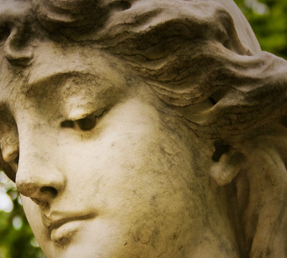 Angel Series - Angel Face (5" x 7" photographic greeting card - blank inside/with envelope)
