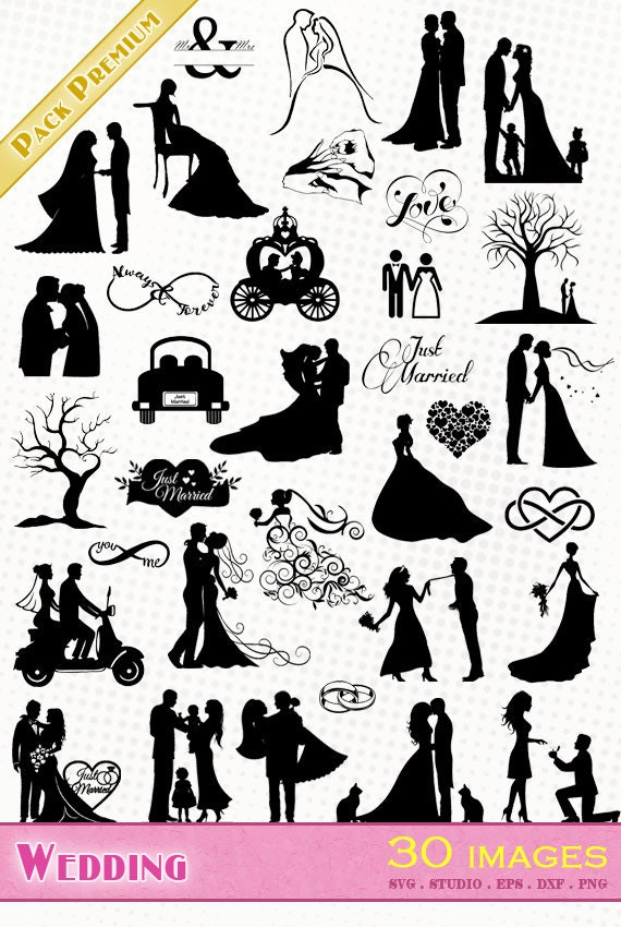 Free Free 235 Wedding Silhouette Svg SVG PNG EPS DXF File