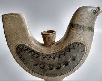 Mid Century Modern Pottery Bird