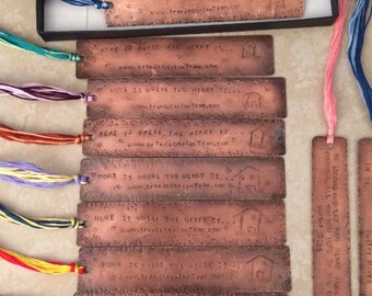 Custom Metal Bookmarks for Book Lovers!